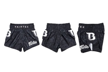 Тайские шорты FAIRTEX FXB-TBT (черные) [Размер L]