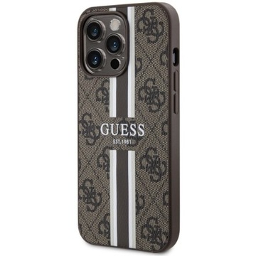 Guess GUHMP13XP4RPSW iPhone 13 Pro Max 6.7" brązowy/brown hardcase 4G