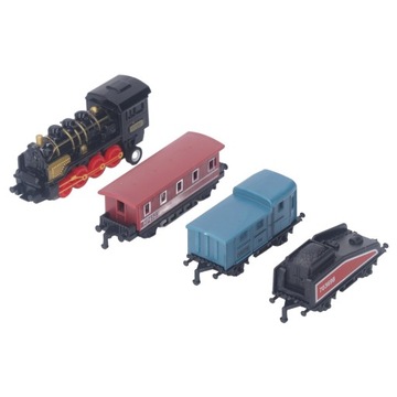 Винтажная игрушечная модель паровоза из сплава