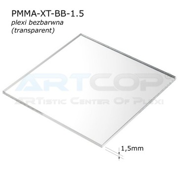 1,5мм PLEXI, PLEXI, PLEXA, PMMA по размеру - 48H