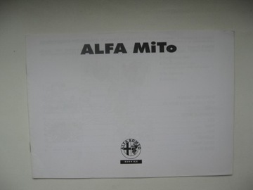 ALFA MITO инструкция по эксплуатации Alfa Romeo MiTo 08-16