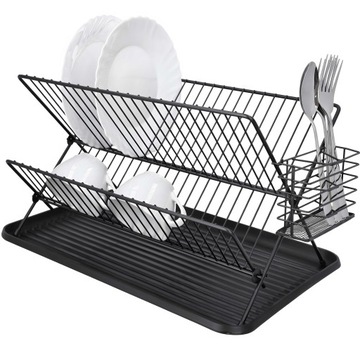 SUSZARKA DO NACZYŃ SKŁADANA OCIEKACZ STOJĄCA DUŻA