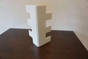 Старый 3D-кирпич — внутренний угол из пенополистирола