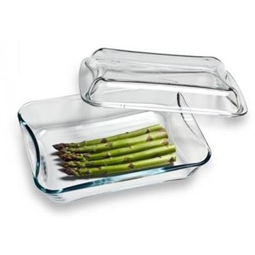 SIMAX ŻAROODPORNE NACZYNIE PROSTOKĄTNE Z POKRYWĄ 4,4L 2,5+1,9