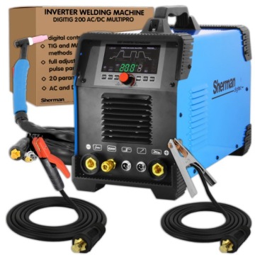Spawarka inwertorowa Sherman TIG 200 AC/DC PULS HF