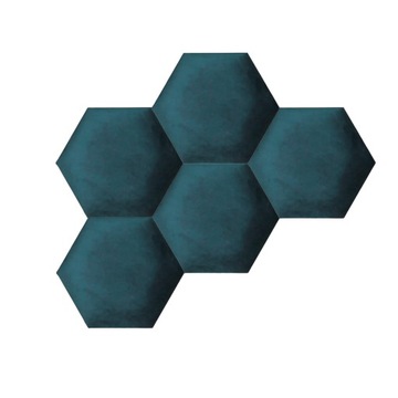 PANELE TAPICEROWANE ŚCIENNE PLASTER MIODU 40,5x35 HEKSAGON