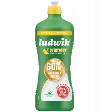 Płyn do mycia naczyń Ludwik Cytrynowy 0,925 l - 925ml x 12 szt