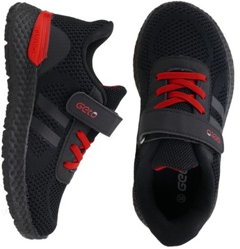Lekkie buty sportowe, trampki, adidasy dziecięce r26 czarne P1-165