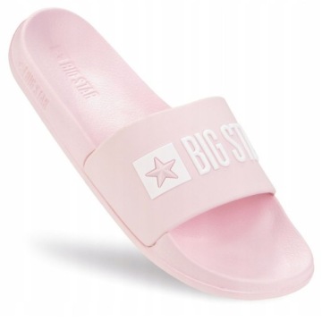 KLAPKI DAMSKIE BIG STAR NA PLAŻE BASEN PO DOMU GUMOWE PIANKA