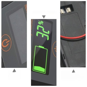 ЦИФРОВОЙ ИЗМЕРИТЕЛЬ ЕМКОСТИ БАТАРЕИ, МОНИТОР С ЖК-ДИСПЛЕЕМ, ПРОЦЕНТНЫЙ ТЕСТЕР