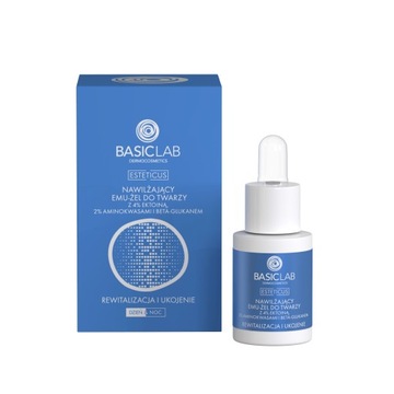 BasicLab, Esteticus, Увлажняющий гель для лица эму