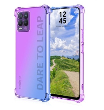Etui do Realme 8 / 8 Pro MIENIĄCY KOLOR + SZKŁO
