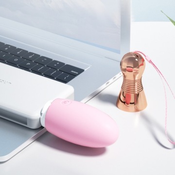 СИЛИКОНОВЫЙ ЯЙЦОВЫЙ ВИБРАТОР, USB-МАССАЖЕР