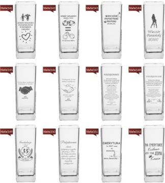 Ваза с гравировкой ПОДАРОК ​​на годовщину свадьбы 5 25 50