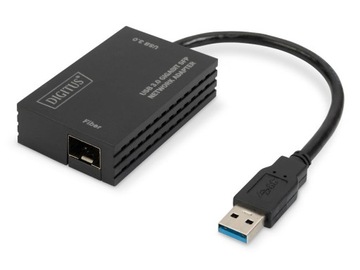 Karta sieciowa USB 3.0 -> światłowód Gigabit SFP Digitus DN-3026