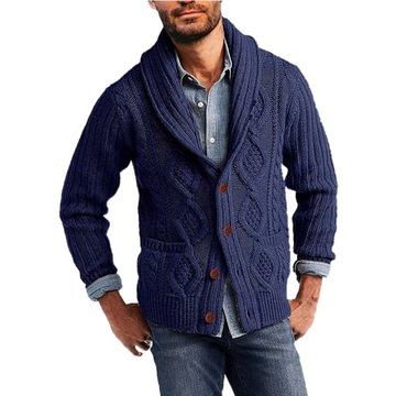 2023 Men's Cardigan Sweater Autumn Winter Fashion