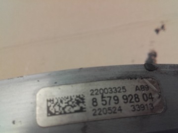 BMW 5 G30 G31 G20 2.0 D B47 KOLO ŘEMENICE 8579928 B47D20B
