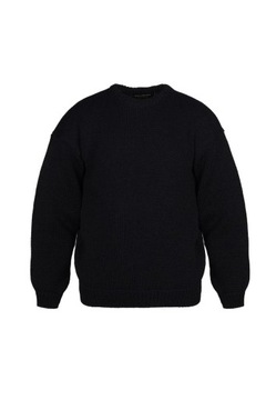 SWETER DAMSKI SWETEREK KOBIECY 100% WEŁNY CIEPŁY CHIARA BLACK UNIWERSALNY