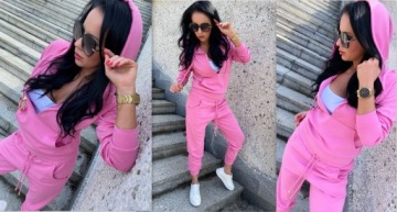 Комплект спортивного костюма LipMar толстовка с капюшоном брюки S 36