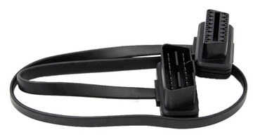 Удлинительный кабель Obd2, 16 контактов, тонкий, 60 см