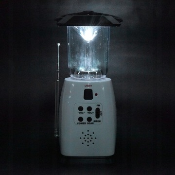 Кемпинговая солнечная лампа с USB-радио