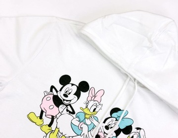 Bluza damska z kapturem DISNEY Myszka Mickey i Przyjaciele Miki r. M krótka