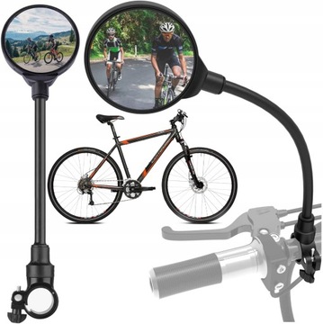Lusterko rowerowe zestaw Gotel L9C2 czarny