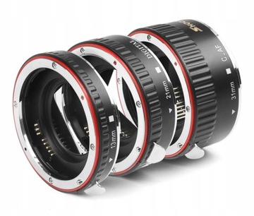 Pierścienie pośrednie CANON EF macro automatyka AF