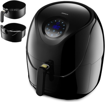 FRYTKOWNICA BEZTŁUSZCZOWA FRYTOWNICA KERCH ALEXA AIR FRYER 6,5L 1800W