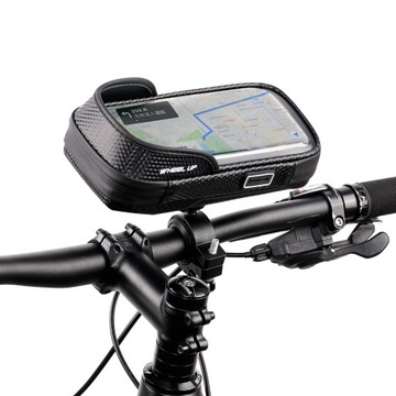 UCHWYT ROWEROWY NA TELEFON SAKWA ROWEROWA NA KIEROWNICĘ TORBA NA KIEROWNICĘ