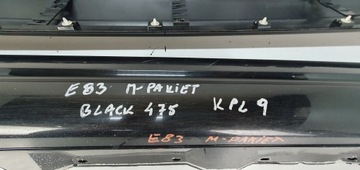 BMW E83 LIŠTA PRAHU BLACK M-PAKET KPL 9
