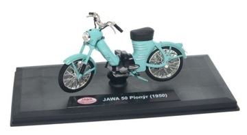 Model 1:18 Jawa 550 turkusowa gadżet prezent