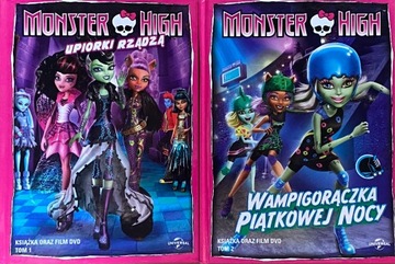 2 x film DVD Monster High Wampigorączka piątkowej nocy Upiorki rządzą