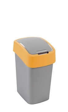 98006 CURVER KOSZ NA ŚMIECI UCHYLNY SZARY 10 L