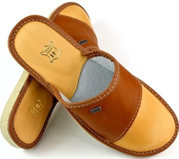 KAPCIE PANTOFLE KLAPKI DOMOWE DAMSKIE CIAPY r. 38 - 24 cm