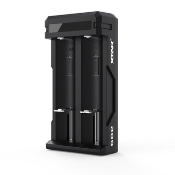 Зарядное устройство для литий-ионных аккумуляторов XTAR SC2 FAST 3A 18650 26650
