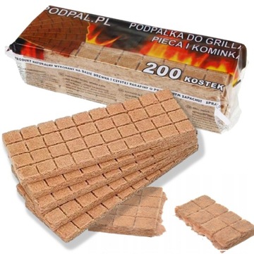PODPAŁKA DO GRILLA ROZPAŁKA DO KOMINKA PIECA 200