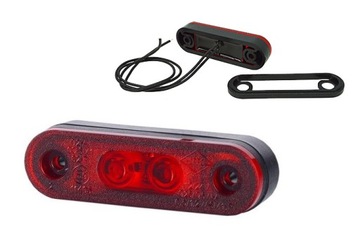 Lampa obrysowa LED do przyczepy busa naczepy SCHMITZ HOR-72 LD958 czerwona