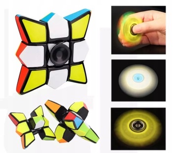 Fidget spinner antystresowa kostka magiczna gra