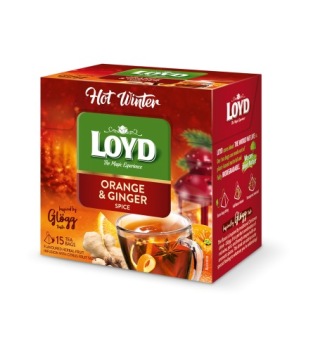 Зимний согревающий чай Апельсин Имбирь Кардамон Гвоздика 20т LOYD