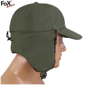 ШАПКА ЗИМНЯЯ МУЖСКАЯ FOX TRAPPER OLIVE