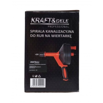 Kraft&Dele KD11765 Спираль канализационная 0,6х7,6см