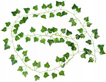 6x ИСКУССТВЕННЫЙ ПЛЮЩ ДЛЯ СТЕНЫ БАЛКОНА 12М ГИРЛАНД УКРАШЕНИЕ ИСКУССТВЕННЫМИ ЛИСТЬЯМИ