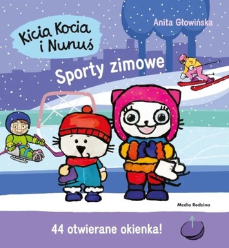 Kicia Kocia i Nunuś Sporty zimowe (z 44 okienkami) - KD