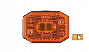 LAMPA OBRYSOWA BOCZNA FT-001 ŻÓŁTA PRZYCZEPA AUTO LAWETA KONTENER POZYCYJNA