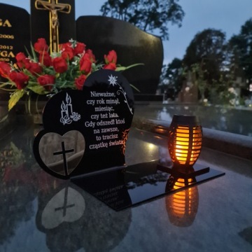 СОЛНЕЧНЫЙ ФАКЕЛ СВЕТОДИОДНАЯ СТАТУЭТКА СЕРДЦА ДЛЯ КЛАДБИЩА МОГИЛА БОЛЬШАЯ