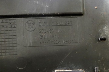 BMW F20 ZÁSLEPKA VÝMĚNA ŽÁROVKY PODBĚHU 7260397