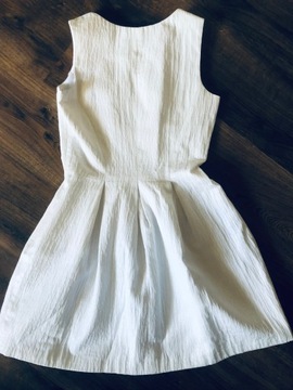 Reserved 38 m sukienka biała elegancka wesele