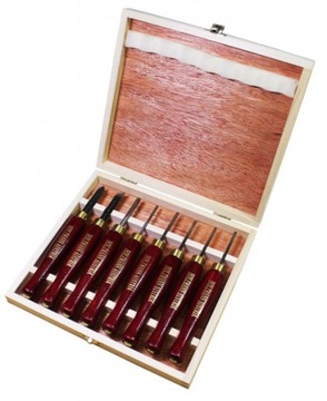 HOLZMANN PROFESJONALNE DŁUTA TOKARSIKIE MICRO 8szt