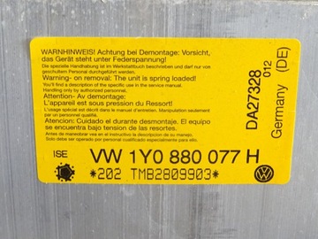 VW NEW BEETLE CABRIO PODHLAVNÍKY PYROTECHNICKÉ KPL
